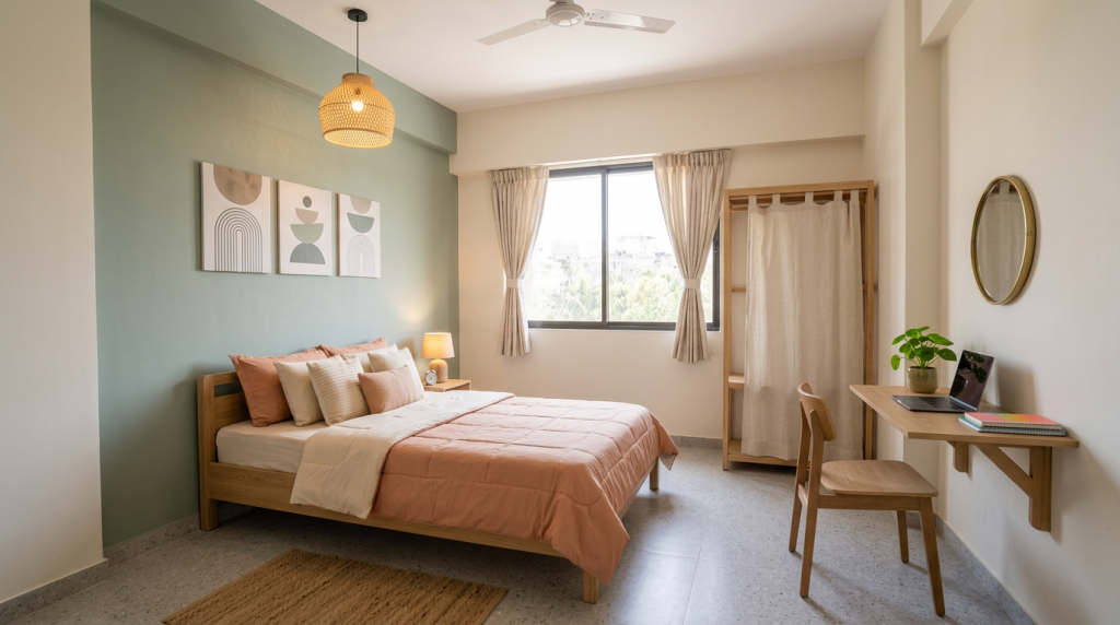 Girls PG in Karnal near railway station with comfortable furnished room